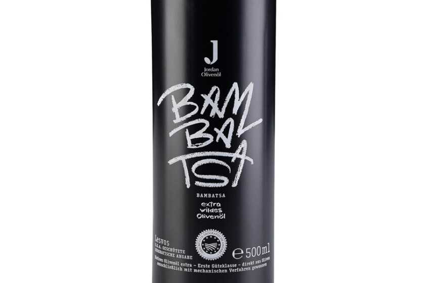 Jordan Olivenöl Bambatsa nativ extra in der 0,5-Liter-Dose mit Ausgießer, Produktbild