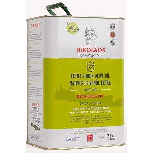 Nikolaos natives Olivenöl extra 3-Liter-Kanister, Produktbild