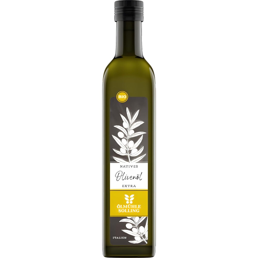 Ölmühle Solling Bio Olivenöl Italien nativ extra 500-ml-Flasche, Produktbild