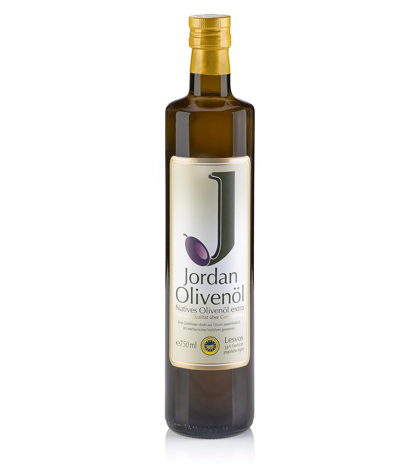 Jordan Olivenöl Nativ Extra 750 ml – Produktbild bei Amazon