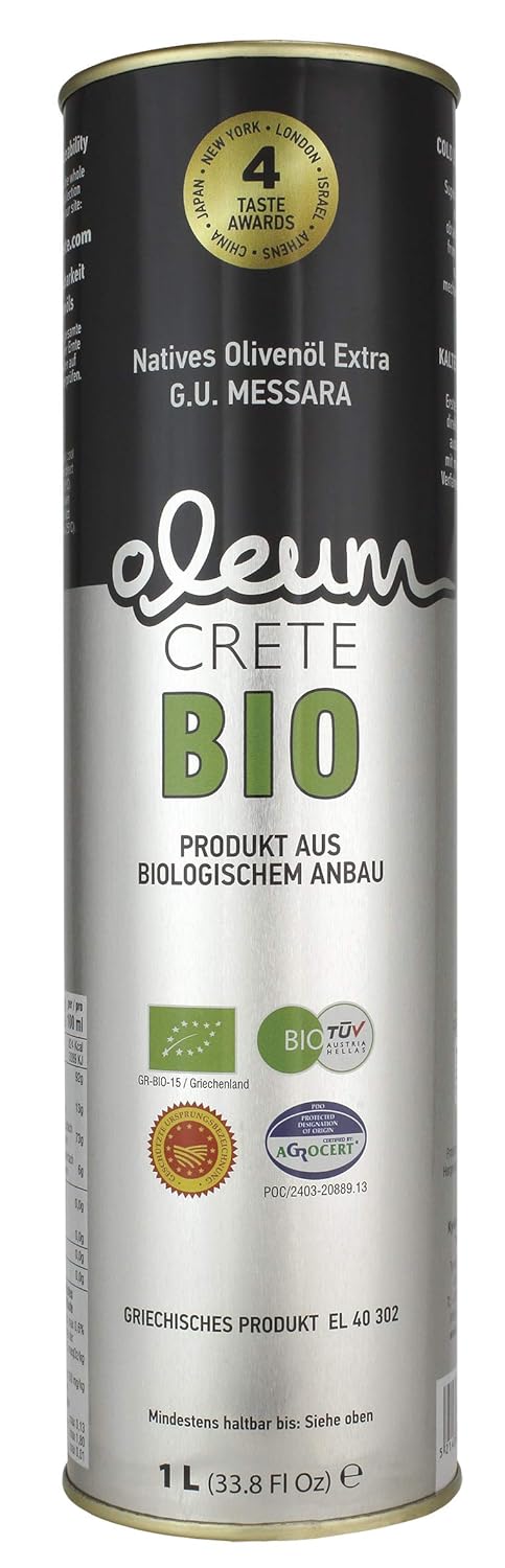 Oleum Crete Bio PDO Messara 1 l – Produktbild bei Amazon
