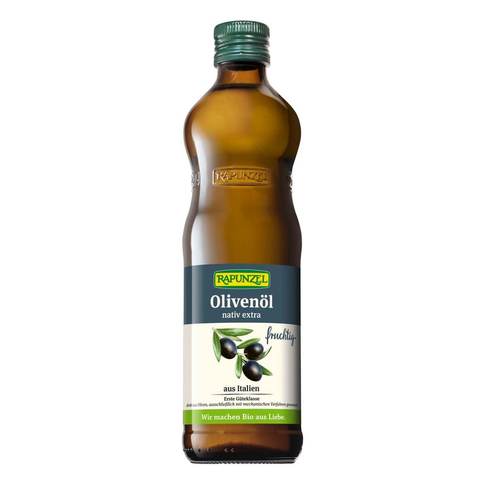 Rapunzel Bio Olivenöl nativ extra fruchtig aus Italien, 500-ml-Glasflasche (Amazon-Angebot im 2er-Pack), Produktbild