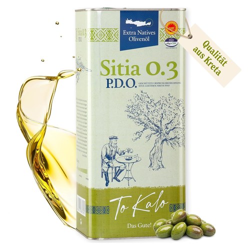 ToKalo Sitia g.U. natives Olivenöl extra im 5-Liter-Kanister, Produktbild